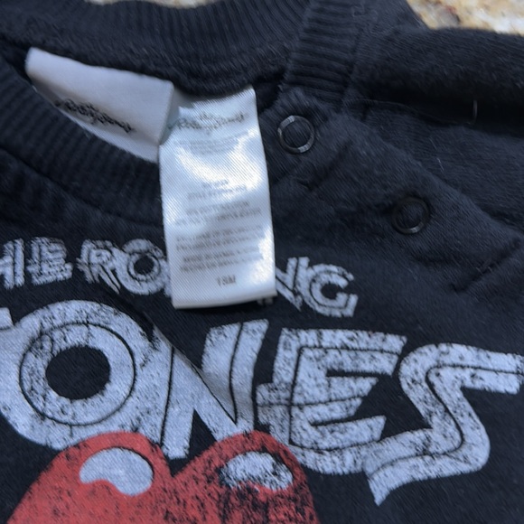 The Rolling Stones Baby Rock Band Sweatshirt LS 18M 18 Months - Picture 7 of 7